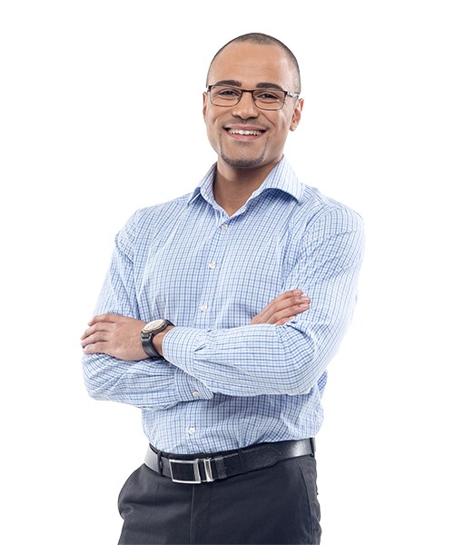 Chiropractic Estro FL Man Folding Arms Smiling Chiropractic Estro FL Man Folding Arms Smiling